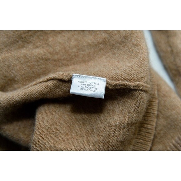 Tan 100% Cashmere Sweater Charter Club Medium turtle neck - Picture 5 of 7